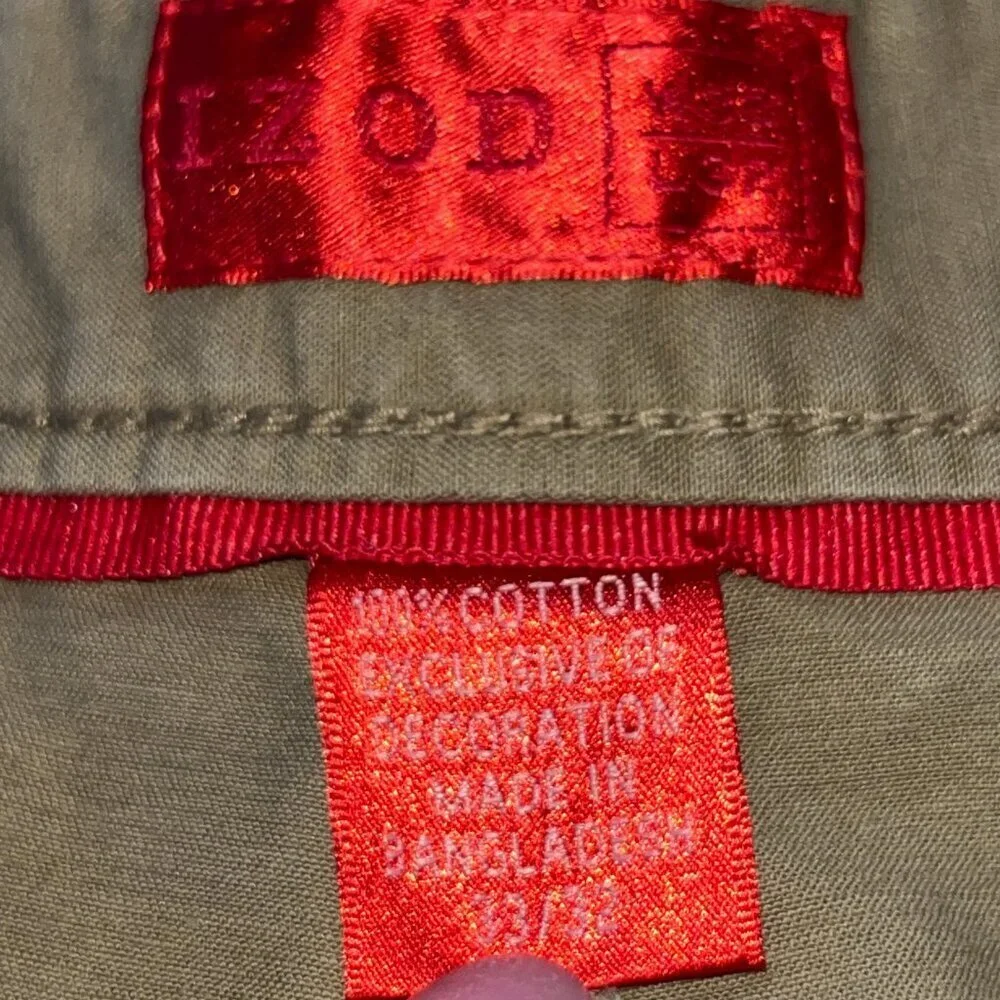 IZOD Red Label Luxury Sport Edition Tan Men's Pants - W33 L32 - Excellent Cond